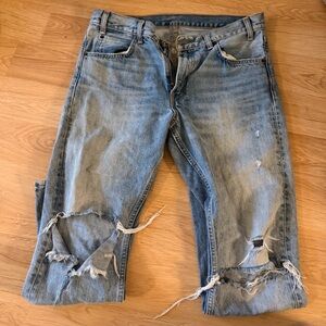 Levi's Light Wash 505c Straight Jeans